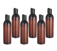 YARNOW Mrsdry Travel Lotion Container 6pcs Set Travel Bottles for Toiletries 250ml Leak-proof Refillable Lotion Bottles Made of Pet and Pp, Portable for Shampoo and Beauty Products