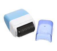 YARNOW Multi-Function Confidential Stamp Roller 4.5x1.8x1.2inch Portable Easy to Use Abs Material Home Office Security Stamper for Identity Protection