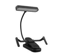 YARNOW Multifunctional Music Stand LED Light with Sturdy Sheet Music Clip Eye Caring Soft Illumination Rechargeable Piano Lamp for Musicians Night Practice and Travel