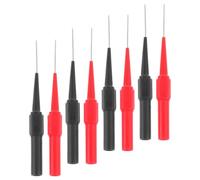 YARNOW Multimeter Test Leads for Automotive Repair and Great Reliability 8pcs with Stainless Steel Needle Probes and Plastic Handles for Accurate Measurement and Construction Site