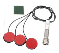 YARNOW Multipurpose Piezo Pickup for Guitar Ukulele Mandolin Violin with Eq Patch, Suction Cup, and Cable Tie - Universal Acoustic Instrument Sound Pickup Accessory