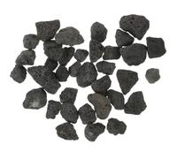YARNOW Natural Black Volcanic Rock Stones Black Decorative Rocks Bag 400g Aesthetically Pleasing for Aquarium and Garden Landscaping Suitable for Essential Oil Diffuser and Aquatic