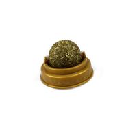 YARNOW Natural Catnip Licking Balls 5pcs Cat Snack Candy Promote Appetite Digestion Green Polygonum Lollipops