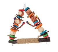 YARNOW Natural Foraging Bird Toy for Parrots Chewing Hanging Toy Made from Safe Pine for Cage Play and Physical Activity and Easy to Install for Budgies and Cockatiels