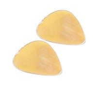 YARNOW Natural Horn Guitar Picks 2pcs High Folk Guitar Plectrums for Performance Ukulele Playing