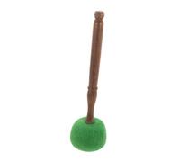 YARNOW Nepalese Singing Bowl Mallet with Wool Felt Tip Green Large Sound Bowl Striker Wooden Handle Spiritual Meditation Accessory for Healing and Yoga