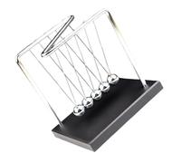 YARNOW Newton Pendulum Ball Z-shaped Kinetic Motion for Desk Educational Physics Gadget with Perpetual Motion Swinging Balls Stylish Home Office Decoration Stress Relief Balance Ornament