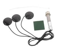 YARNOW Non-invasive Guitar Pickup Piezoelectric Transducer, Black Plastic Adhesive Sticker for Acoustic Guitar and Mandolin, Minimizing Noise Interference, Multi-functional Contact Pickup