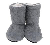 YARNOW Non Slip Thickened High Tube Floor Boots for Indoor Dance Warm Fleece Lined Footwear for Adults Skid Autumn Winter Warm Boots