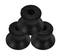 YARNOW Non-Slip Tuning Fork Holder Rubber Base 3 Pack Portable 1 Inch Feet Accessory for Meditation Yoga and Travel Use