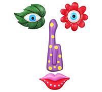 YARNOW Novelty Tree Faces Decor Resin Outdoor Wall Decor with User-friendly Design and Quick Setup for Garden and Interior Walls Decoration