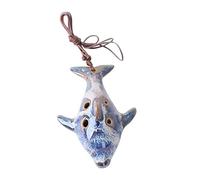 YARNOW Ocarina Flute, 6 Holes Portable Ceramic with Musical Instrument Fish-shaped for and Gentle Sound Good Pitch Christmas Random Random Color Music Learners Children, for Music-learning