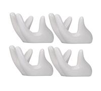 YARNOW Ocarina Supply 4 Pack of Ceramic Holders Hand-formed Stands for 6 12 Hole Instruments Durable Safe