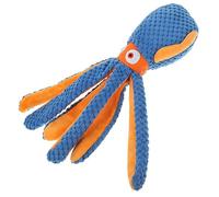 YARNOW Octopus Plush Dog Chew Toy Interactive Squeaky Animal Plaything for Dogs Reduces Boredom and Destructive Behavior Safe Soft Material for Healthy Chewing