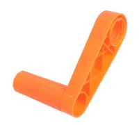 YARNOW Orange Hard Plastic Hose Reel Handle Replacement for Garden Hose Cart Easy Installation Spare Part for Efficient Winding and Garden Management