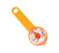 YARNOW Orange USB Rechargeable Pet Hanging Pendant for Dogs and Cats, Lightweight Plastic Anti-lost Collar Charm Keeps Pets Safe in Dark Outdoor and Daily Wearing