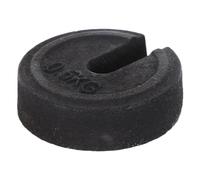 YARNOW Orthopedic Traction Scale Weight Iron Slotted 0.5kg Black Hooked Counterweight for Industrial Scale Calibration, Doctors and Orthopedic Specialists