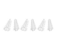 YARNOW Pack of 6 Moulded Growth Moulds, Cucumber Moulds for the Garden, Star-Shaped Fruit Mould, Cucumber Forming Mould, Rice Moulds for Tools, for Cucumber Shapers, Plants, Children, Plastic,