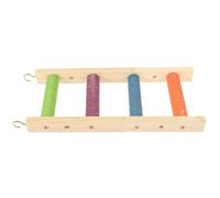YARNOW Parrot Climbing Ladder Bird Wooden Stair Step for Small and Medium Birds Indoor Hamster Training Playground