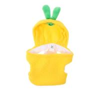 YARNOW Parrot Hoodie Flight Vest 2Pcs Pineapple Design Breathable Soft Material for Cockatiels Conures Parakeets Home Use Bird Clothes Cold Weather Protection