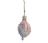 YARNOW Parrot Molar for Budgie and Parrot Chewing, Natural Corn Leaf Straw Foraging with Sturdy Design, Bird Chew for Enrichment and Play