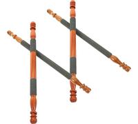 YARNOW Parrot Perches Bird Cage Accessories 4pcs Rough Surface Wood Grinding Bars, Promotes Natural Behaviors for Bird Cages Suitable for Cockatiels and Thrushes