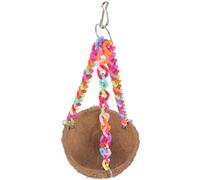 YARNOW Parrot Swing Bed Natural Bird Nest Hanging Perch Decorative Bird Cage Random Color