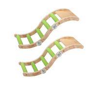 YARNOW Parrot Wood Ladder for Bird Toys for Caged Birds Enhance Physical Activity Mental Health for Pet Birds