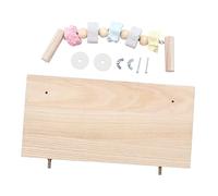 YARNOW Parrots Swing with Molar Stone Chewing Perch for Pet Parrots Durable and Safe Stone Material for Boredom Relief and Activity Increase