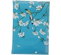 YARNOW Passport Holder for Travel Essentials Birdsong and Blooms Design Fits Passport Book for Airport and Business Trips