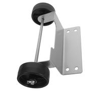 YARNOW Patio Heater Replacement Wheels Silver Pyramid Tower Heater Caster 8x4.7x3.1 Inch Mobile Pulley for Porch and Deck Use