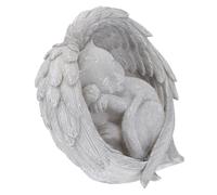 YARNOW Pet Cat Tombstone Angel Cat Memorial Stone Gravestone Pet Memorial Grave Garden Animal Statue Decoration Gifts