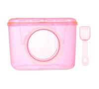 YARNOW Pet Hamster Bathroom Acrylic Sand Bath with Sand Shovel, Compact and Easy to Clean Hamster Bath Accessory for Cage Use