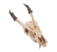 YARNOW Pet Landscaping Ornaments Decor Snake Hide Reptile Hide Bearded Dragon Hideout Reptile Accessory Skull Tortoise Accessories Skulls for Fish Tank Resin Ivory
