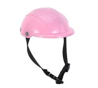 YARNOW Pet Motorcycle Helmet Small Dog Protective Headgear Adjustable Chin Strap for Biking Scooter Outdoor Riding Crash Protection