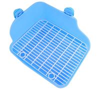 YARNOW Pet Potty Trainer for Small Animals - Sky Blue Hamster Rabbit Ferret Toilet Pan with Random Screw, Indoor Litter Tray Suitable for Guinea Pigs and Gerbils Random Color