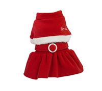 YARNOW Pet Skirt Christmas Polar Fleece Dog Dress Festive Comfortable Wear S/m/l Add Joy to Your Pet's Christmas