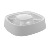 YARNOW Pet Slow Feeder Bowl for Dogs and Cats Divided Food and Water Bowl Multi-functional Pet Feeder for Healthy Eating Grey Color Easy to Clean