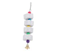 YARNOW Pet Teeth Grinding Rod Parrot Grindstone Natural Stone Beak Grinder Bird Chewing Toys Small Parrot Toys Animal Tooth Grinding