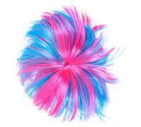 YARNOW Pet Wig Headpiece for Small Dogs and Cats, Colorful Curly Afro Cosplay Hair Accessory for Halloween Christmas Party Festival Use
