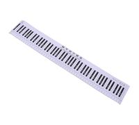 YARNOW Piano Fingering Practice Mat for Beginners Portable Keyboard Note Training Pad Travel Piano Key Exercise Mat Guide