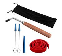 YARNOW Piano Tuning Tool Black Head Wrench for Grand Piano Includes Mutes Strip and Accessories