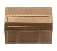 YARNOW Pirate Treasure Chest Storage Box Small Plastic Organizer for Classroom, Bathroom, and Pirate Birthday Party Favor - Compact 8.5x5.8x5.3cm Box for Boys and