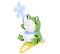 YARNOW Plastic Frog Propeller Bike Handlebar Decoration Lightweight Motorcycle and Electric Bike Ornament with Handcraft Easy to Install Bicycle Accessory