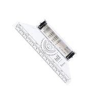 YARNOW Plastic Measuring Rolling Ruler 15Cm Multi-Purpose Parallel Drawing Tool for Architects and Technical Drawing
