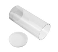 YARNOW Plastic Shuttlecock Storage Tube with Lid, Lightweight Badminton Ball Organizer Protecting against External Impact for Home and Outdoor Courts