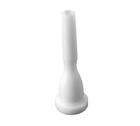 YARNOW Plastic Trumpet Mouthpiece Replacement White Small Size 27mm x 10mm Accessories for Musical Instruments Suitable for Beginners and Professionals