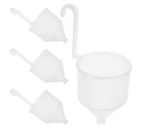 YARNOW Plastic Viscosity Test Funnels Suitable for Professional Use 4pcs with Small Orifice, Consistent Results, Pre-spray Calibration for Paint and Oil and Automotive Paint Mixing
