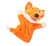YARNOW Plush Fox Hand Puppet Soft Interactive Animal for Comfortable Storytelling Prop for Childrens Early Education and Parent Play Premium Plush Material Animal Hand Puppet