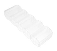 YARNOW Poker Chip Carrying Box and Poker Card Holder for Travel, 100 Pieces Storage Case with 5-Compartment Rhombus Design for Games and Card Game Night